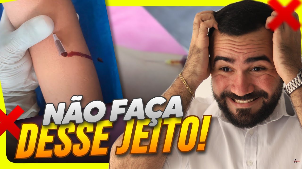 COMO EVITAR QUE ISSO ACONTEÇA NO ACESSO VENOSO! (PUNÇÃO VENOSA)
