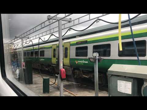 Departing Dublin Heuston Onboard a 22000 Class