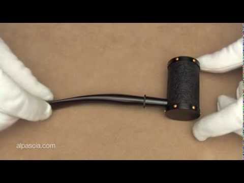 pipa Tsuge Metal Tankard Yoroi Black - smoking pipe 219