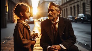 Menina vendia flores na rua… até que um juiz rico reconheceu algo em seus olhos.