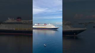 Disney Wish Coming Into Nassau! (View from Utopia OTS)