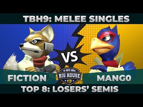 Fiction vs Mang0 - Top 8 Losers' Semifinals: Melee Singles - TBH9 | Fox vs Falco