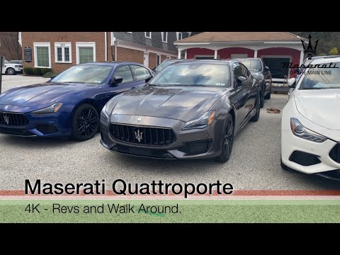 Maserati Quattroporte Modena 4K - Revs & Walk Around
