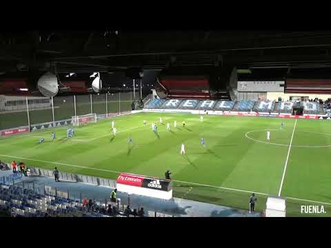 J.10 RM Castilla 0-1 CF Fuenlabrada. Ocasiones y goles
