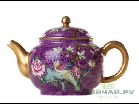 Teapot # 26302, Jingdezhen porcelain, hand painting, 275 ml.