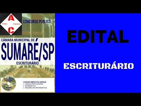 Apostila Concurso Sumaré-SP 2017 - Escriturário