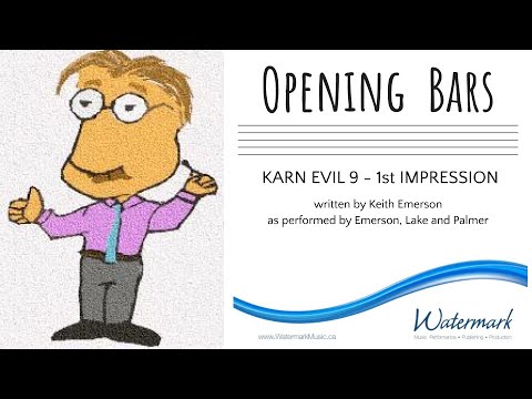 OB ‣ Karn Evil 9 - 1st Impression Part 1 - ELP (Piano Tutorial)