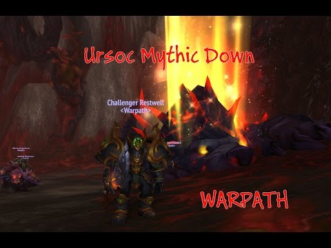 Ursoc Mythic - First Kill - Arms Warrior