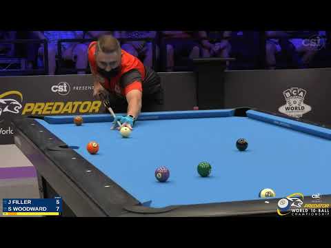 10-BALL ▸ J. FILLER vs S. WOODWARD ▸ 2021 Predator World 10 Ball Championship