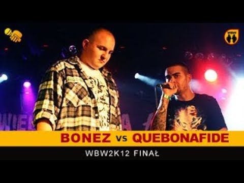 Quebonafide 🆚 Bonez 🎤 WBW 2012 Finał (freestyle rap battle)