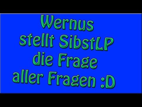 Wernus stellt SibstLP die Frage aller Fragen :D