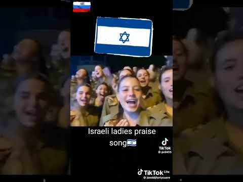 The Israeli singing praises to God