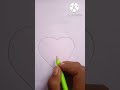 draw Indian flag in heart