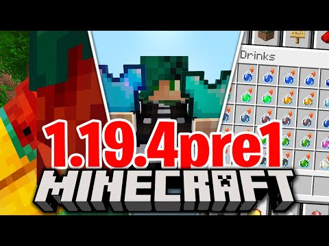 POTIONS, ENCHANTS and GUIS CHANGED!  - Minecraft ITA 1.19.4 pre-release 1