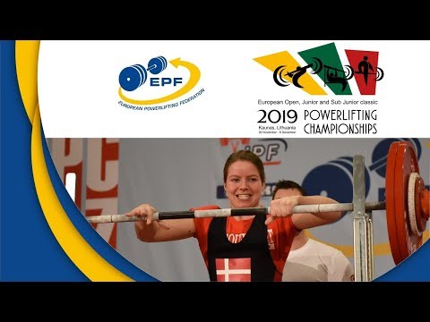 Junior Women, 43 to 52 kg - European Classic Open, Jr & S-Jr Powerlifting Championships 2019