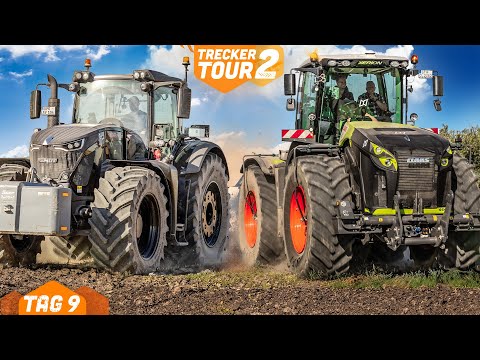 FENDT vs. CLAAS Xerion: Das Grubber-Duell! | Treckertour 2 Tag 9