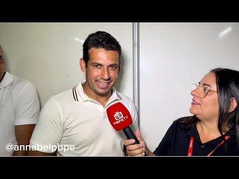 Matheus Amorim falar da Festa de São José na cidade de São José dos Ramos na Paraíba