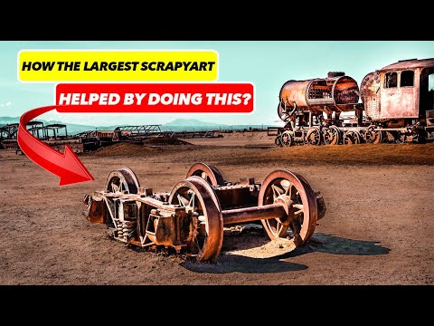 The WORLD'S BIGGEST Scrapyard unintentionally helped preserve steam locomotives