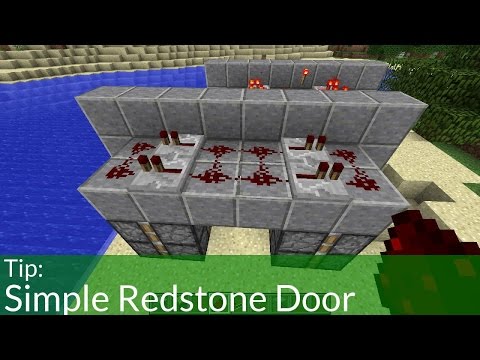 Insane Redstone Door! Unbelievable Minecraft Hack!