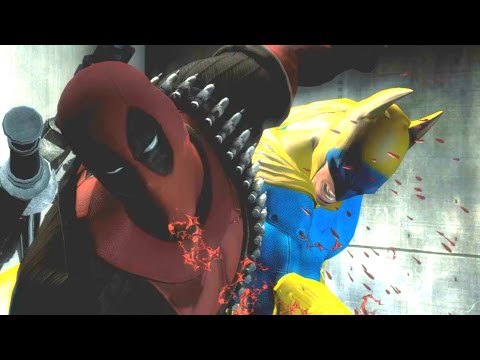Injustice: Gods Among Us - All Stage/Level Transitions on Deadpool (1080p 60FPS) Video