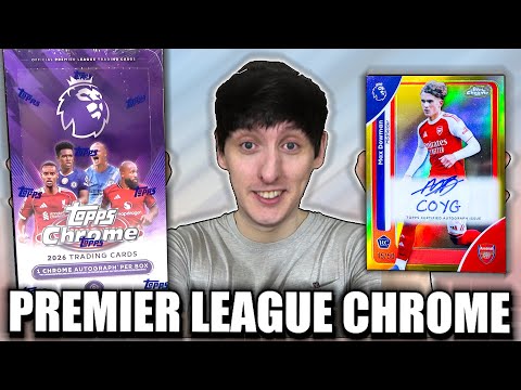 *NEW* Opening A Topps CHROME PREMIER LEAGUE 2026 Hobby Box | Guaranteed Autograph | NEW FULL BOX