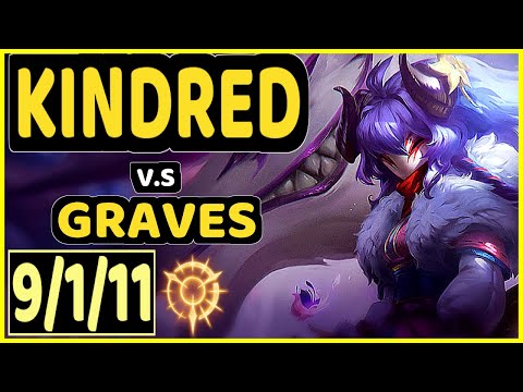 CLID (KINDRED) vs GRAVES - 9/1/11 KDA JUNGLE CHALLENGER GAMEPLAY - KR
