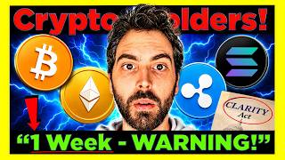 Crypto Holders: I Can't Believe This Is Happening!! (1 Week Warning)