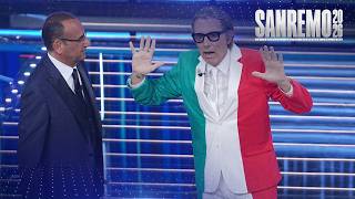 Sanremo 2026 - L'ingresso di Ubaldo Pantani al Festival