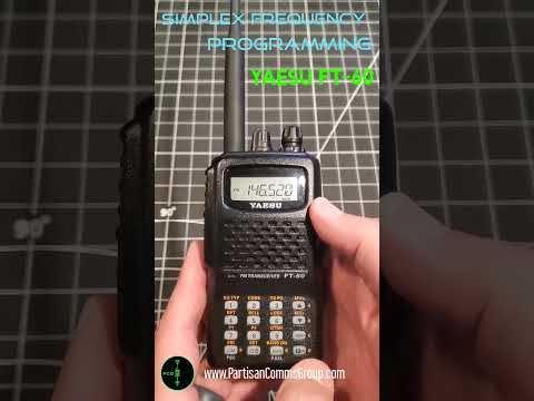 S1: Yaesu FT-60 Simplex Frequency Programming