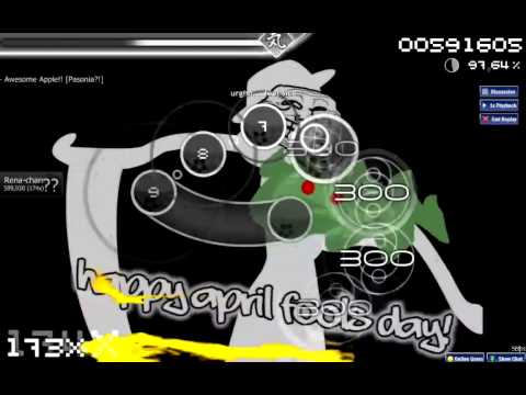 osu! - nomico fest. Larto - Awesome Apple!! - Pasonia?!