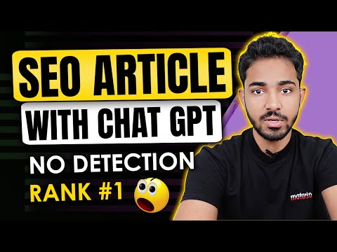 How to Write SEO ARTICLE with Chat GPT (Ai Content SECRETS) Urdu / हिन्दी