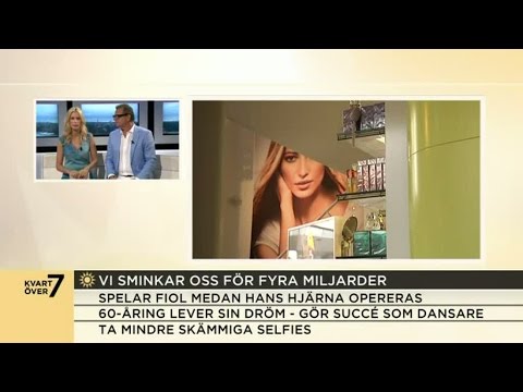 Svenskarna sminkar sig för fyra miljarder - Nyhetsmorgon (TV4)