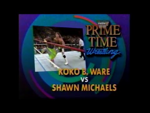 Koko B Ware vs Shawn Michaels   Prime Time Oct 5th, 1992