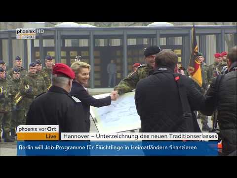 Ursula von der Leyen zum neuen Traditionserlass der Bundeswehr am 28.03.18
