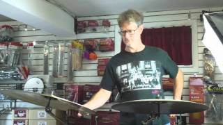 Video thumbnail for Dream Bliss 22" Ride compared to Vintage Zildjian 22" Istanbul Cymbal. by Philly Drums Imc