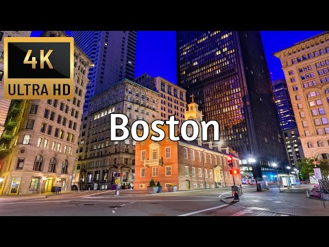 🇺🇸 BOSTON, MASSACHUSETTS [4K] Drone Tour - Best Drone Compilation - Trips On Couch