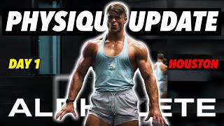 FIRST DAY AT ALPHALAND!! | HONEST PHYSIQUE UPDATE 6 WEEKS OUT