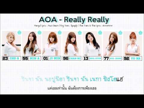 [Thai Sub] AOA - Really Really (진짜)