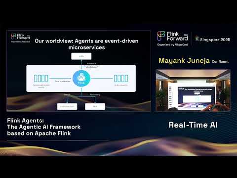 Flink Forward Singapore 2025: Flink Agents – The Agentic AI Framework based on Apache Flink