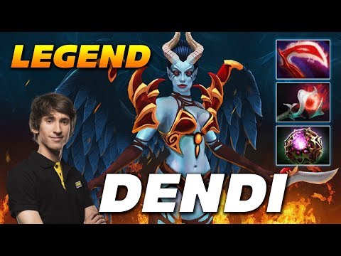 Dendi Queen of Pain HARD CARRY | Dota 2 Pro Gameplay