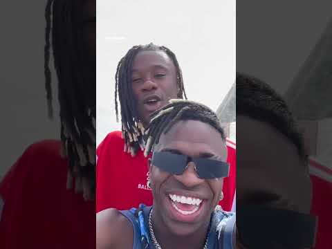 Vini e Camavinga no Rio 😂