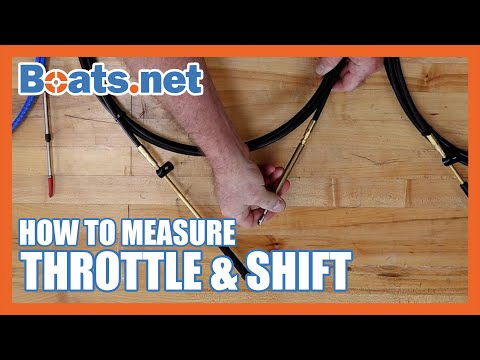 How to Measure Throttle Cables on a Boat | Measure Shift Cables on a Boat | Boat Cables | Boats.net