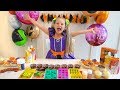 Diana is preparing Halloween sweets Diana is preparing Halloween sweets