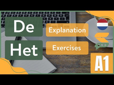 When to use De or Het | Articles in Dutch | Dutch for Beginners
