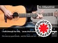 Under The Bridge TUTORIAL TAB Guitarra Acústica