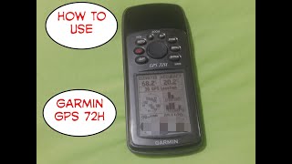 How To Use Garmin GPS 72H Hindi - 1