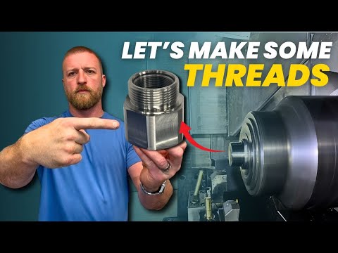 How to Use G92 Threading Cycle on a CNC Lathe | The Lathe Lab Ep.6