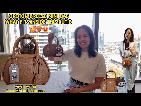 OROTON BREEZE MINI BAG - WHAT CAN FIT INSIDE THIS CUTIE 🤎  SHE'S TINY BUT MIGHTY 😁😍