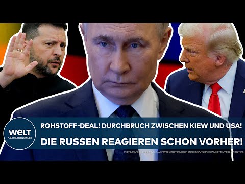 UKRAINE-KRIEG: Rohstoff-Deal! Durchbruch zwischen Kiew und USA! Die Russen reagieren schon vorher