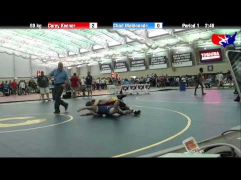 Corey Keener vs. Chad Maldonado at 2013 ASICS University Nationals - FS